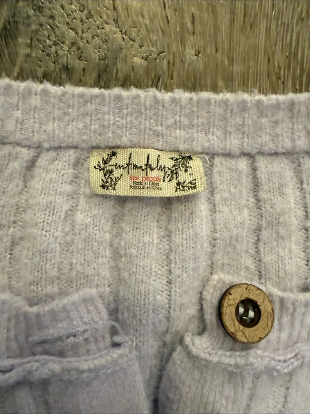 Free People Intimately Around the Clock Tunic Sweater Lavendar